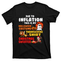 Due To Inflation This Is My Halloween Funny Sayings T-Shirt