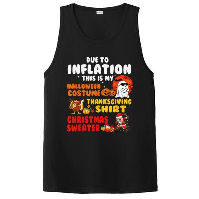 Due To Inflation This Is My Halloween Funny Sayings PosiCharge Competitor Tank