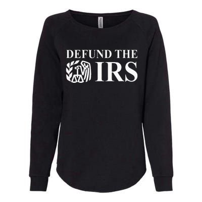 Defund The Irs Tax Return Patriot American Womens California Wash Sweatshirt