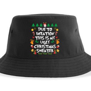 DUE TO INFLATION Ugly Christmas Pajama Sustainable Bucket Hat