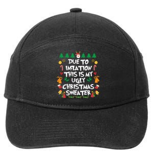 DUE TO INFLATION Ugly Christmas Pajama 7-Panel Snapback Hat