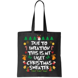 DUE TO INFLATION Ugly Christmas Pajama Tote Bag