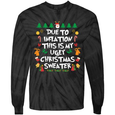 DUE TO INFLATION Ugly Christmas Pajama Tie-Dye Long Sleeve Shirt