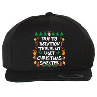 DUE TO INFLATION Ugly Christmas Pajama Wool Snapback Cap