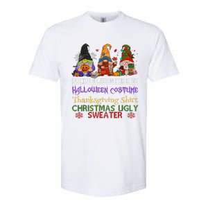 Due To Inflation This Is My Halloween Thanksgiving Christmas Softstyle CVC T-Shirt