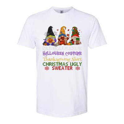 Due To Inflation This Is My Halloween Thanksgiving Christmas Softstyle CVC T-Shirt