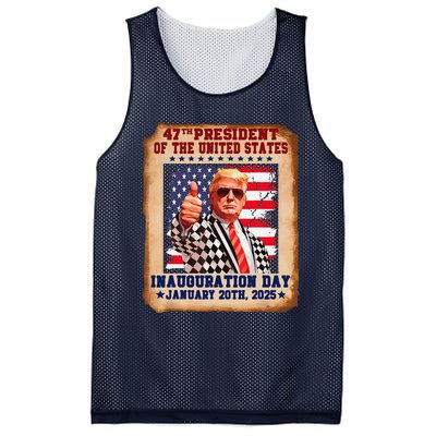 Donald Trump Inauguration Day 2025 47th Usa President Mesh Reversible Basketball Jersey Tank