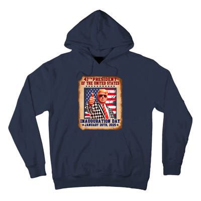 Donald Trump Inauguration Day 2025 47th Usa President Tall Hoodie