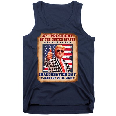 Donald Trump Inauguration Day 2025 47th Usa President Tank Top