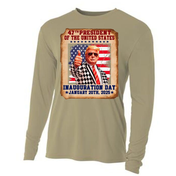 Donald Trump Inauguration Day 2025 47th Usa President Cooling Performance Long Sleeve Crew