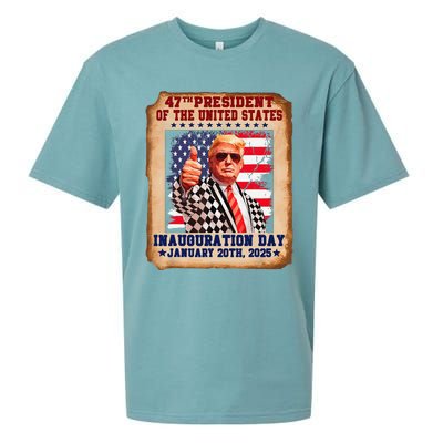 Donald Trump Inauguration Day 2025 47th Usa President Sueded Cloud Jersey T-Shirt