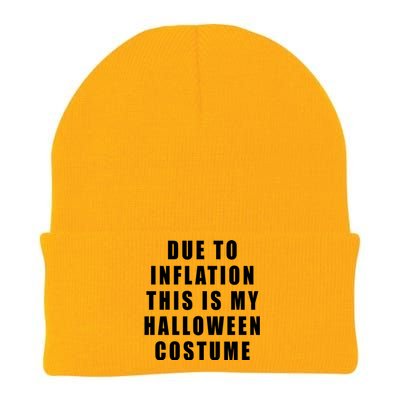 Due To Inflation This Is My Halloween Costume Knit Cap Winter Beanie