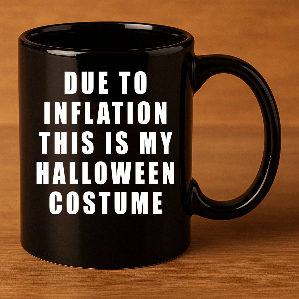 Due To Inflation This Is My Halloween Costume 11oz C Handle Ceramic Mug