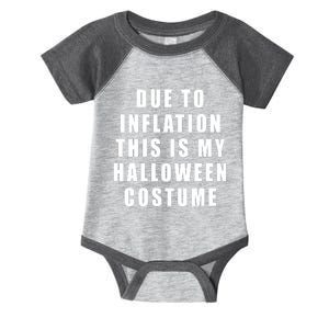 Due To Inflation This Is My Halloween Costume Infant Baby Jersey Bodysuit