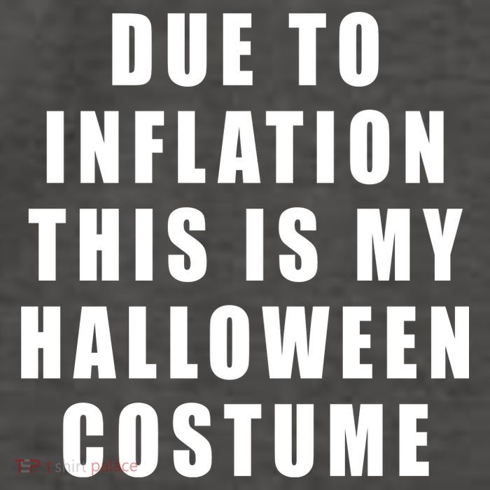 Due To Inflation This Is My Halloween Costume Vector Backpack