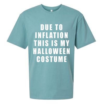 Due To Inflation This Is My Halloween Costume Sueded Cloud Jersey T-Shirt