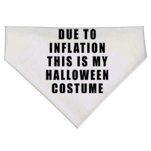 Due To Inflation This Is My Halloween Costume USA-Made Doggie Bandana