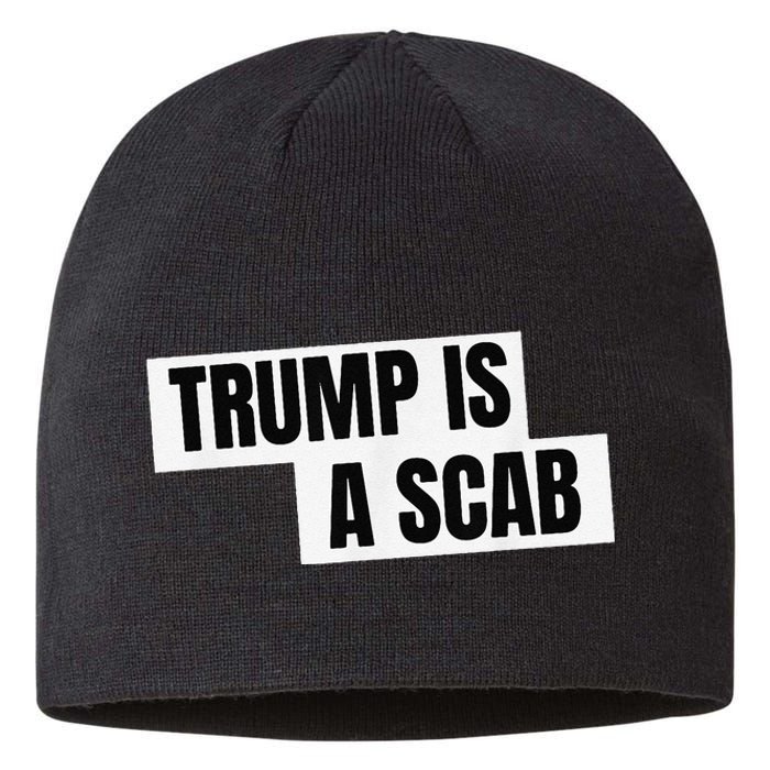 Donald Trump Is A Scab Sustainable Beanie