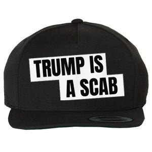 Donald Trump Is A Scab Wool Snapback Cap