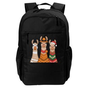 Due To Inflation Halloween Thanksgiving Christmas Llama Daily Commute Backpack