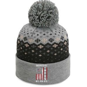 Donald Trump Inauguration Day 2025 47th President Usa Flag The Baniff Cuffed Pom Beanie