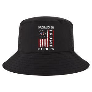 Donald Trump Inauguration Day 2025 47th President Usa Flag Cool Comfort Performance Bucket Hat