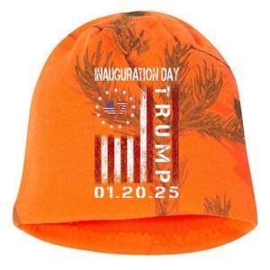 Donald Trump Inauguration Day 2025 47th President Usa Flag Kati - Camo Knit Beanie