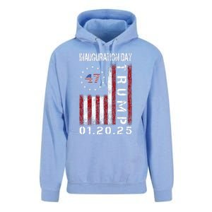 Donald Trump Inauguration Day 2025 47th President Usa Flag Unisex Surf Hoodie