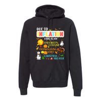 Due To Inflation This Is My Halloween Thanksgiving Xmas Premium Hoodie