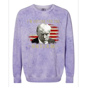 Donald Trump IM Voting For The Outlaw 2024 President Colorblast Crewneck Sweatshirt