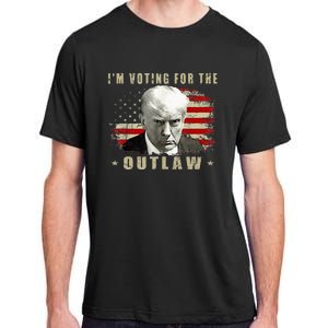 Donald Trump IM Voting For The Outlaw 2024 President Adult ChromaSoft Performance T-Shirt