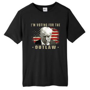 Donald Trump IM Voting For The Outlaw 2024 President Tall Fusion ChromaSoft Performance T-Shirt