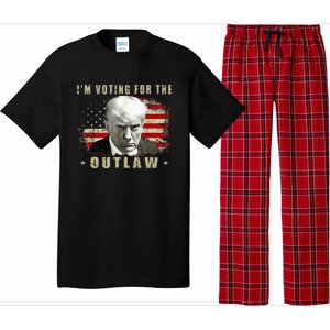 Donald Trump IM Voting For The Outlaw 2024 President Pajama Set