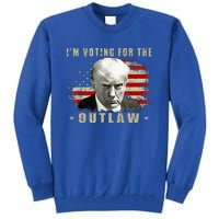 Donald Trump IM Voting For The Outlaw 2024 President Tall Sweatshirt