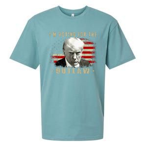 Donald Trump IM Voting For The Outlaw 2024 President Sueded Cloud Jersey T-Shirt