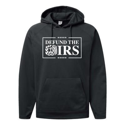 Defund The IRS Performance Fleece Hoodie