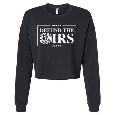 Defund The IRS Cropped Pullover Crew