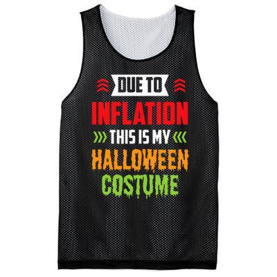 Due To Inflation This Is My Halloween Costume Stagflation Mesh Reversible Basketball Jersey Tank