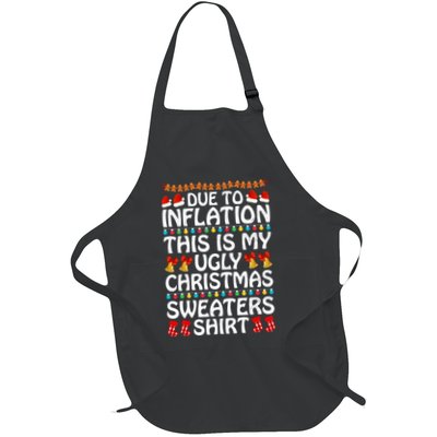 Due To Inflation This Is My Ugly Christmas Sweaters Apron