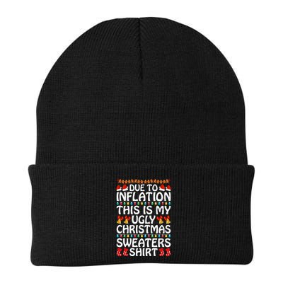 Due To Inflation This Is My Ugly Christmas Sweaters Beanie