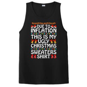 Due To Inflation This Is My Ugly Christmas Sweaters PosiCharge Competitor Tank