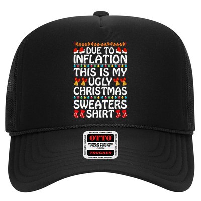 Due To Inflation This Is My Ugly Christmas Sweaters Trucker Hat
