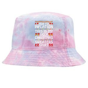 Due To Inflation This Is My Ugly Christmas Sweaters Tie-Dyed Bucket Hat