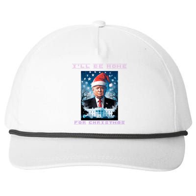 Donald Trump Ill Be Home For Christmas Inauguration Snapback Five-Panel Rope Hat