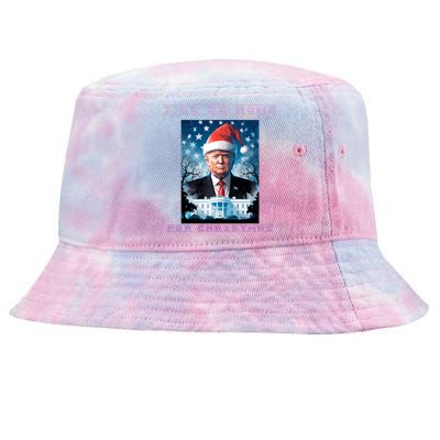 Donald Trump Ill Be Home For Christmas Inauguration Tie-Dyed Bucket Hat