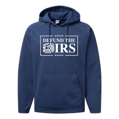 Defund The IRS Performance Fleece Hoodie