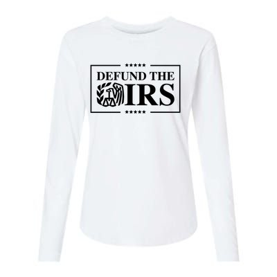 Defund The IRS Womens Cotton Relaxed Long Sleeve T-Shirt