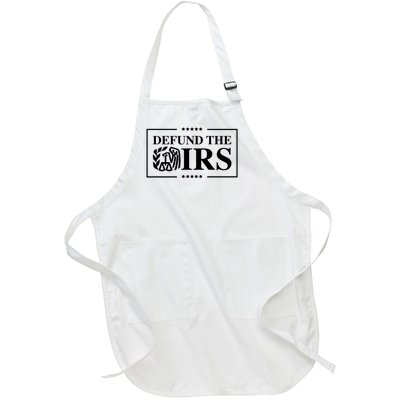 Defund The IRS Full-Length Apron With Pockets