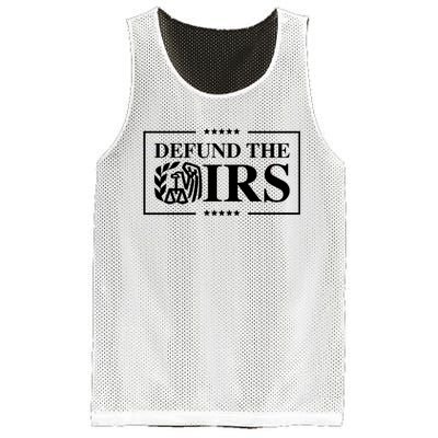 Defund The IRS Mesh Reversible Basketball Jersey Tank