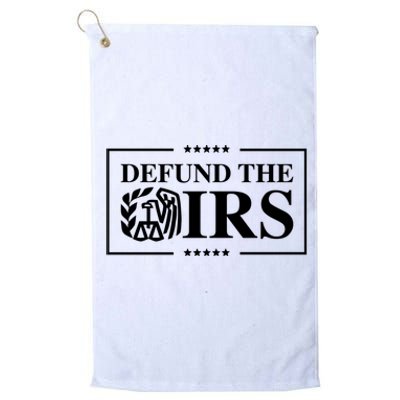 Defund The IRS Platinum Collection Golf Towel